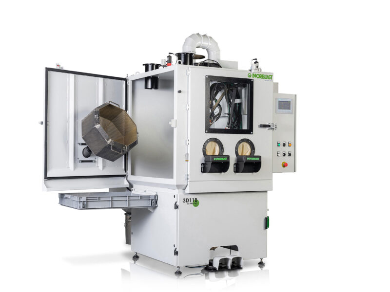 Norblast 3D11B sandblasting machine for post-processing additive manufactured parts
