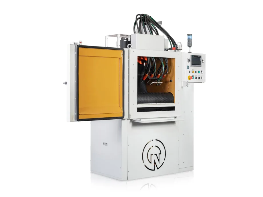 Norblast TAP automatic rotating-belt sandblasting machine