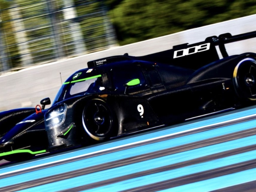 Representative image of a racing car on track